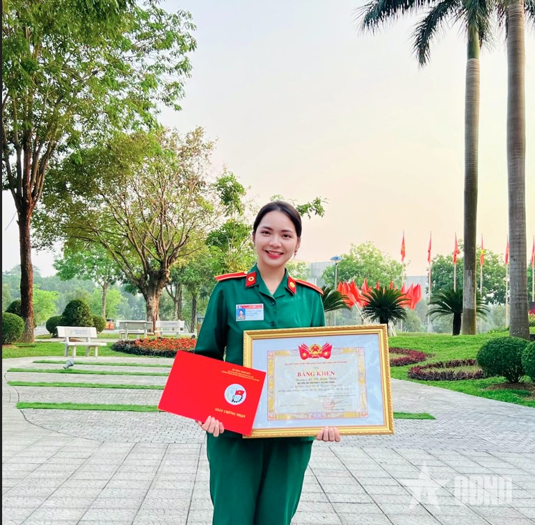 Thượng sĩ Lê Vũ Lam Điền - Gương mặt trẻ triển vọng toàn quân năm 2025